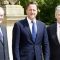 Prime Minister David Cameron with Martin McGuinness and Peter Robinson
